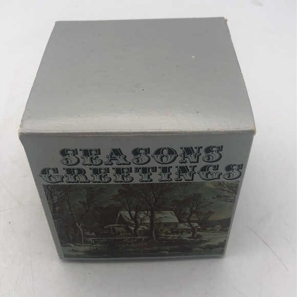 Seasons Greetings Ornament House In The Forest - Picture 2 of 6